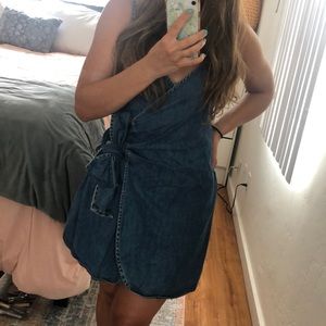 Billabong denim wrap dress